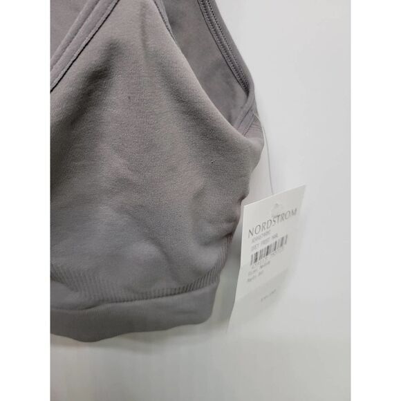 Nordstrom Gray Sports Bra NEW - Picture 3 of 6